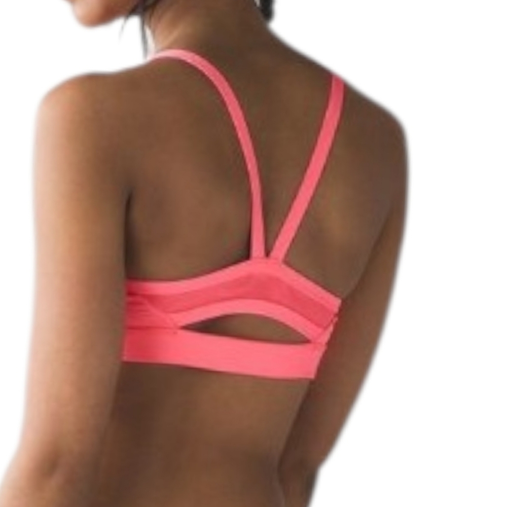 Lululemon Rise and Run Bra in the color Flash Light, Size 10, Preowned - Picture 12 of 14